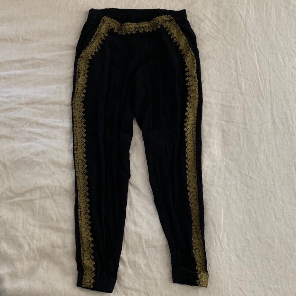 CLEOBELLA gold trimmed harem pant